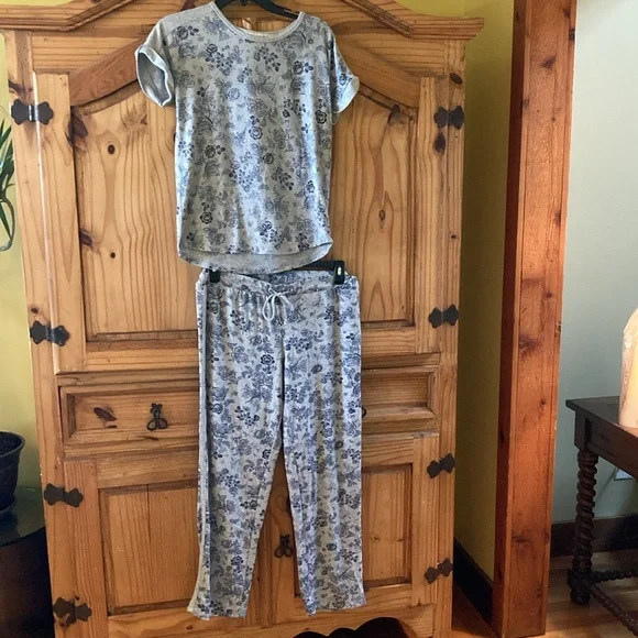 Lucky Brand Intimates Sleepwear Womens Lucky Brand Gray Blue